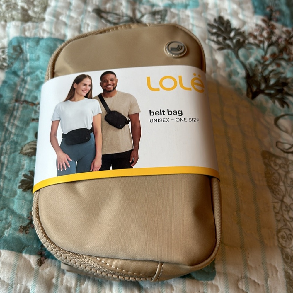 Lole Belt Bag Tan Unisex Fanny Pack